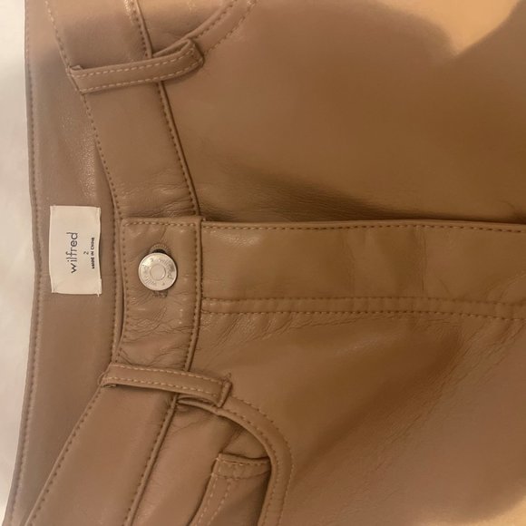 Aritiza Wilfred The Melina™ Pant High-waisted Vegan Leather pants - Picture 4 of 4